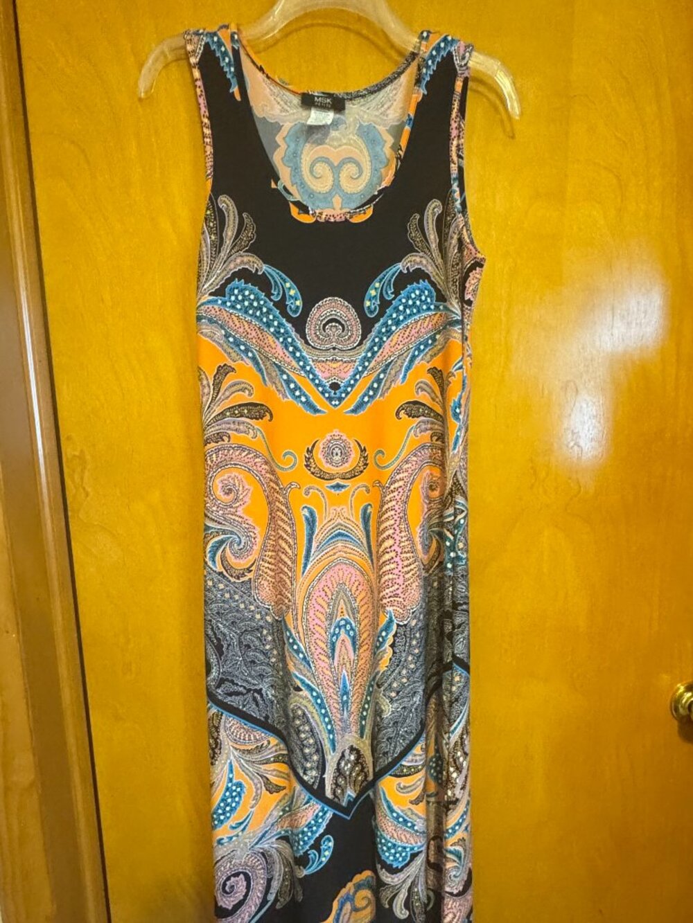 Petite Vibrant Maxi Dress - Sleeveless by MSK Size PS